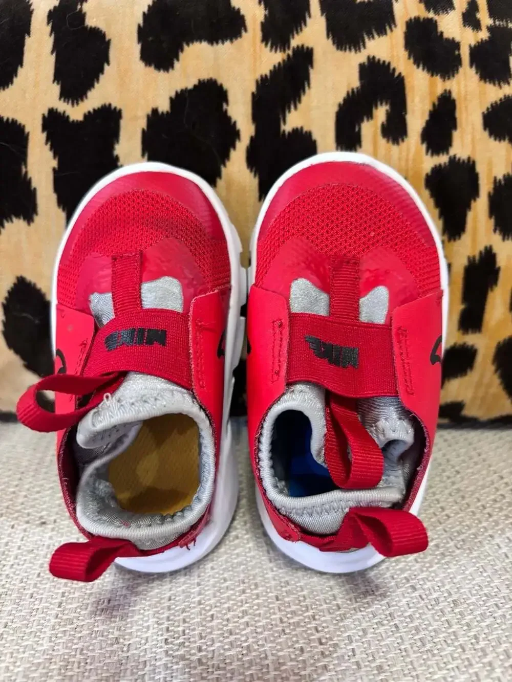Nike Flex Runner 2 Toddler Red Black Slip-On